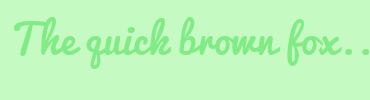 Image with Font Color 81EB86 and Background Color C6FAC3